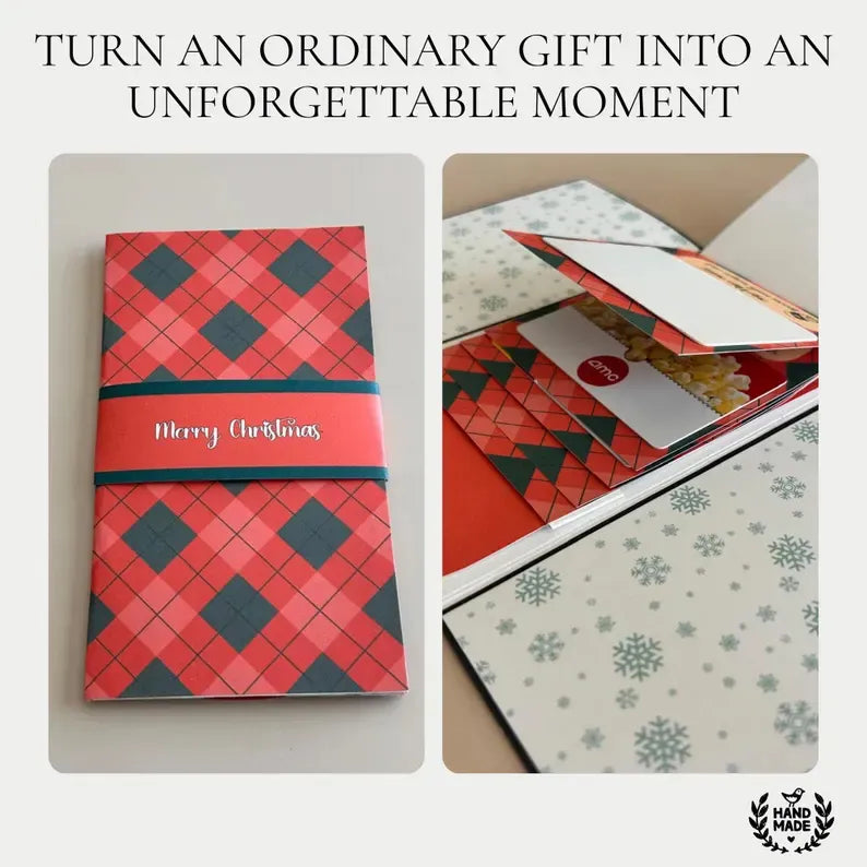 ⏰LAST DAY 50% OFF - 2026 New 🎅💳 Waterfall Christmas Gift Card Booklet ✨
