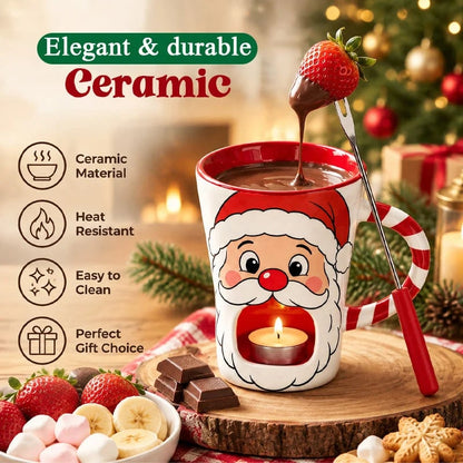 ⏰ LAST DAY 50% OFF - Santa Chocolate Fondue Mug