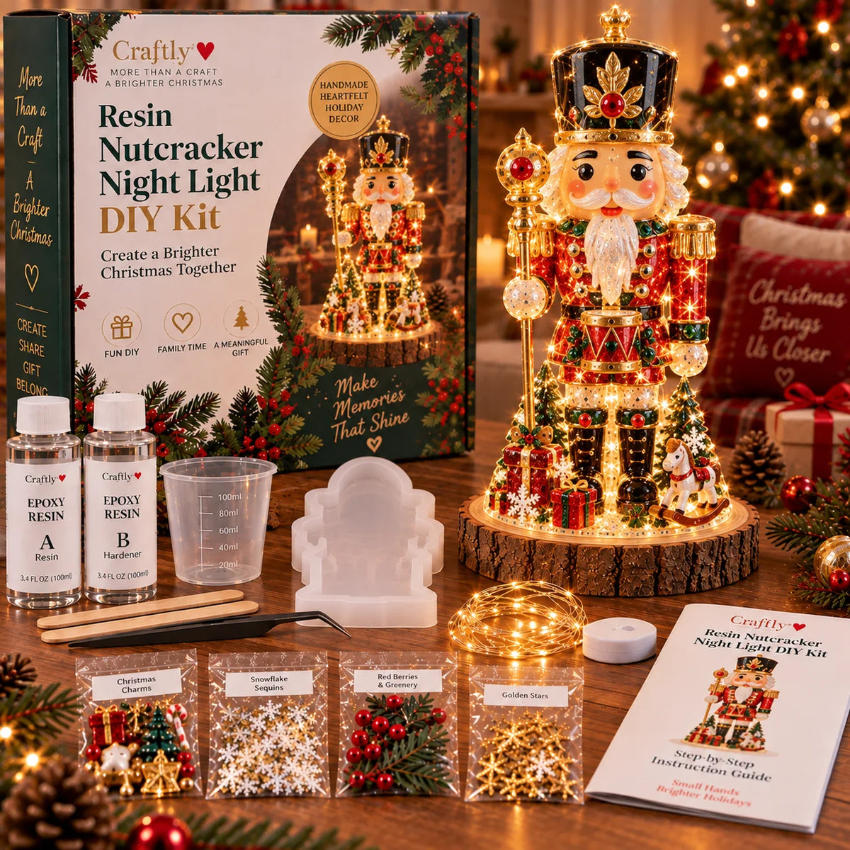 🎄 DIY Christmas Tree Night Light Kit 💕