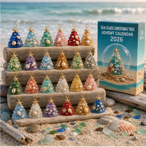 Sea Glass Christmas Tree Advent Calendar 2026