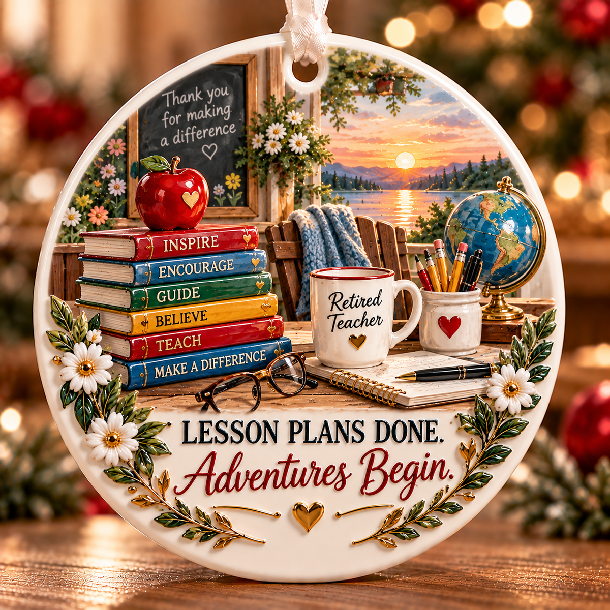 🎄 Retirement Ornament Collection | Half a Lifetime of Dedication, Now the Good Times Begin