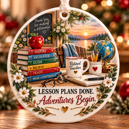 🎄 Retirement Ornament Collection | Half a Lifetime of Dedication, Now the Good Times Begin