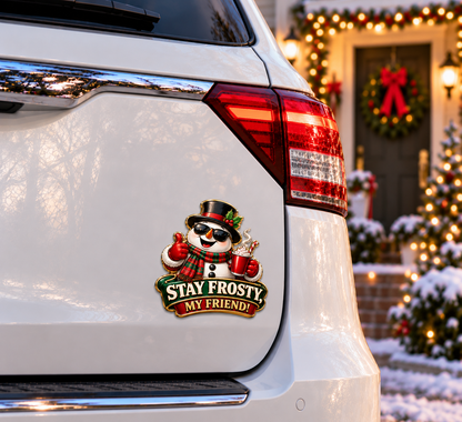 🎄 Funny Christmas Character Car Emblems | Add Instant Holiday Cheer to Your Ride