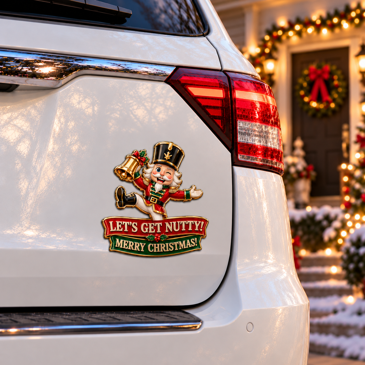 🎄 Funny Christmas Character Car Emblems | Add Instant Holiday Cheer to Your Ride
