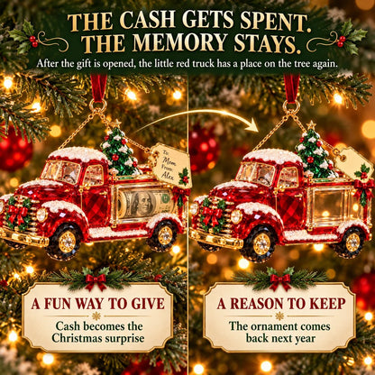 🎄 Christmas Cash Gift Ornament | 20 Crystal-Style Designs with Money Holder & Gift Tag 🎁