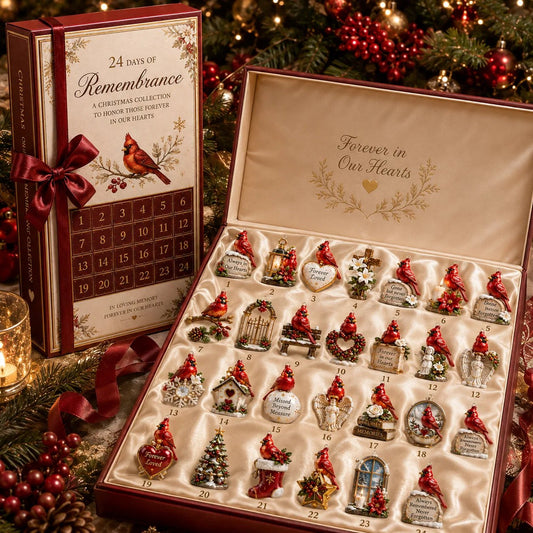 24 Days of Remembrance — Cardinal Christmas Ornament Collection & Keepsake Box 🕊️❤️