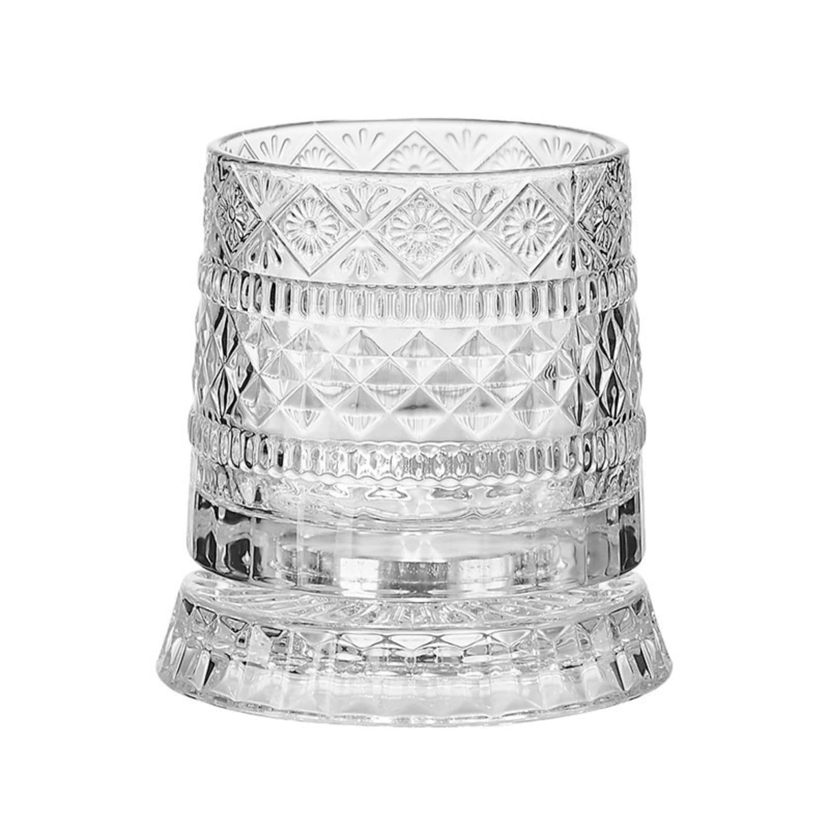🔥Last Day Promotion-50% OFF 💥Rotating Crystal Whiskey Tumbler Glass