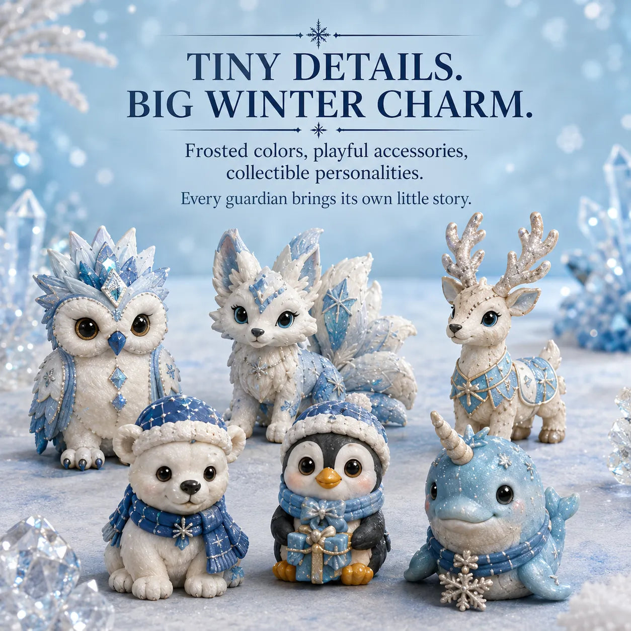 ⏳ Last Day 50% OFF – ✨ 24-Day Fantasy Guardian Advent Calendar Collection | 24 Unique Mini Collectible Characters with 4 Magical Themes for Daily Surprises & Display 🌲🌊