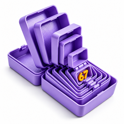 ⭐ Layer Nesting Prank Gift Box | Pick Your Surprise: Middle Finger or Number 67