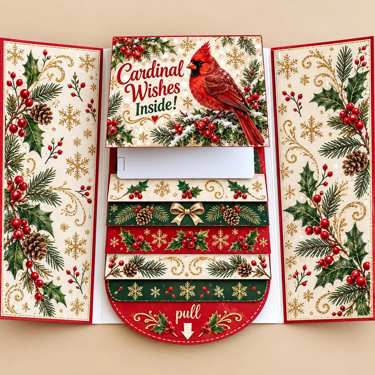 ⏰LAST DAY 50% OFF - 2026 New 🎅💳 Waterfall Christmas Gift Card Booklet ✨