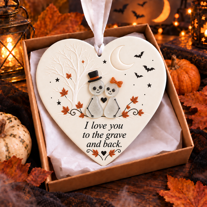 🎃❤  Fall Family Connection Heart Ornaments — A Little Keepsake for the Ones You Love Most,Without box