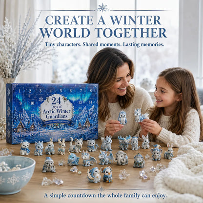 ⏳ Last Day 50% OFF – ✨ 24-Day Fantasy Guardian Advent Calendar Collection | 24 Unique Mini Collectible Characters with 4 Magical Themes for Daily Surprises & Display 🌲🌊