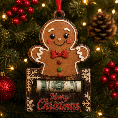 🎄Christmas Cash Gift Ornament - Merry Christmas Tree Ornament