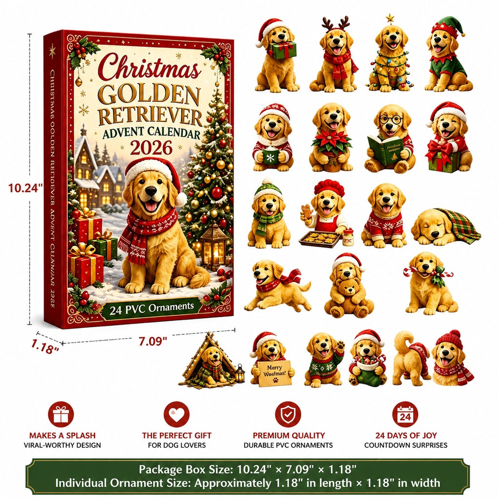 🐕 Golden Retriever Advent Calendar 2026