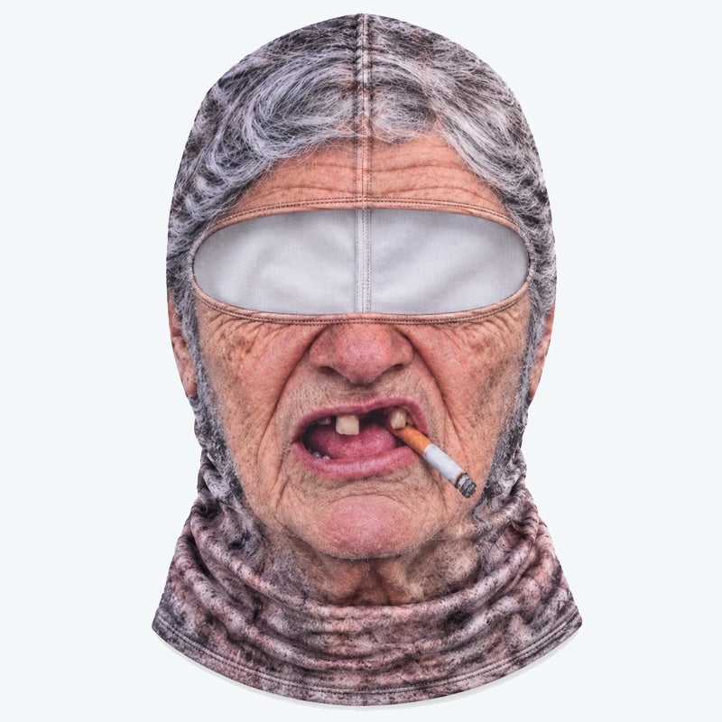 😂 Funny Realistic Face Ski Mask – Hilarious Winter Party Gear for Outdoor Groups