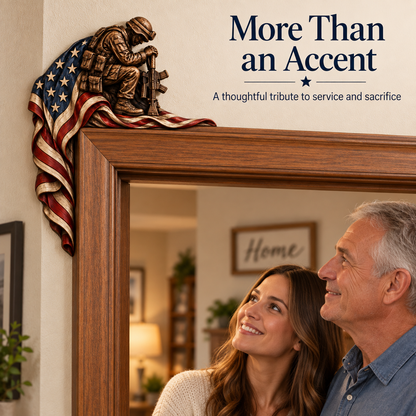 Veteran Memorial Wooden Door Corner Decor