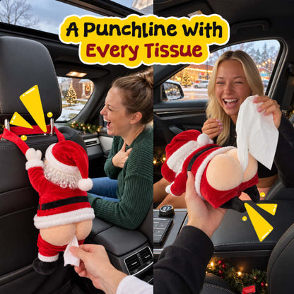 Funny Christmas Tissue Box Cover