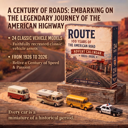 Route 66 Centennial Advent Calendar– 24 Days of American Road Legends🛣️ | 1926–2026 Collector’s Edition