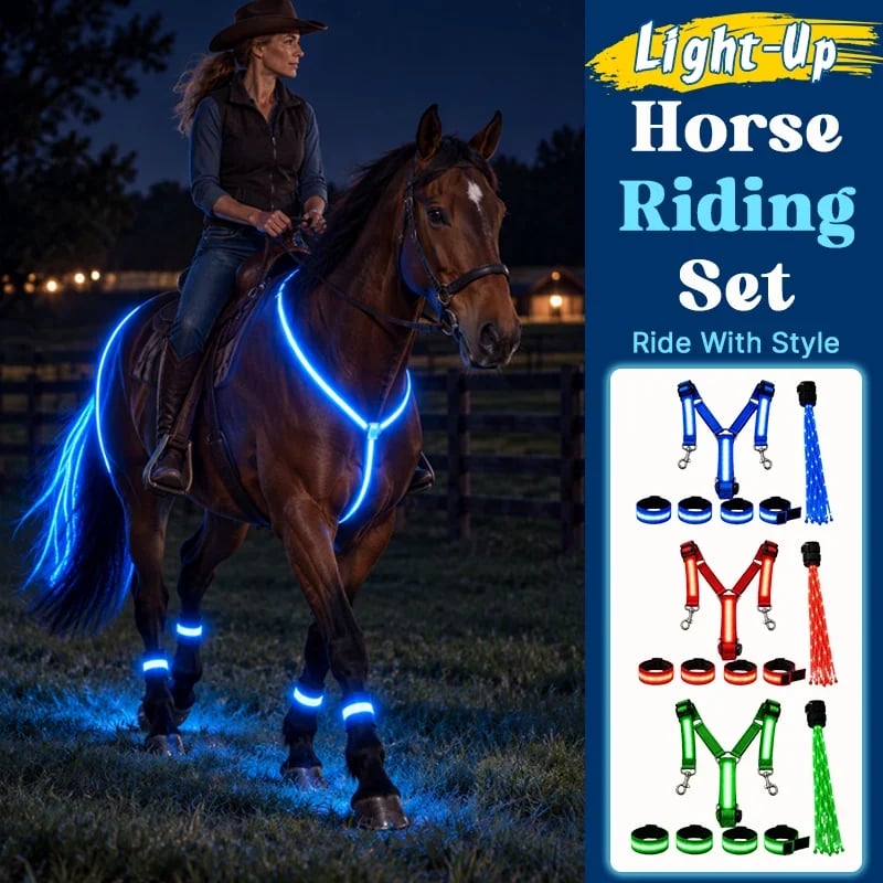 🐎Light-up Horse-riding Set – Glowing Fun for Little Riders! ✨
