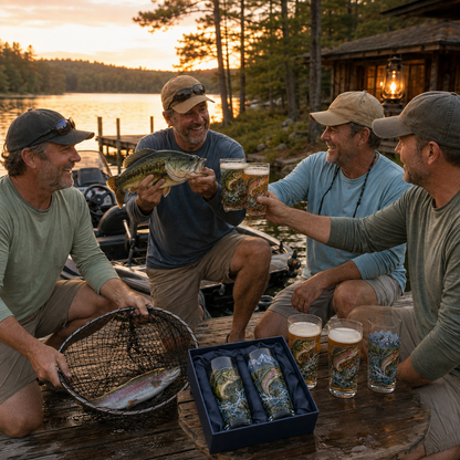 🎅🎅 2026 Christmas Gift 50% Off--✨🎣 The Last Cast Fishing Pint Glass Collection – 7 Unique Angler Designs