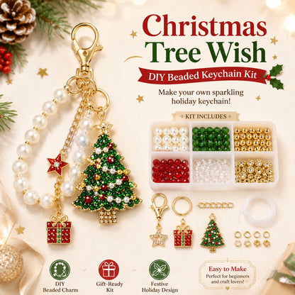 🔥🎄 Christmas Sparkle DIY Beaded Keychain Collection