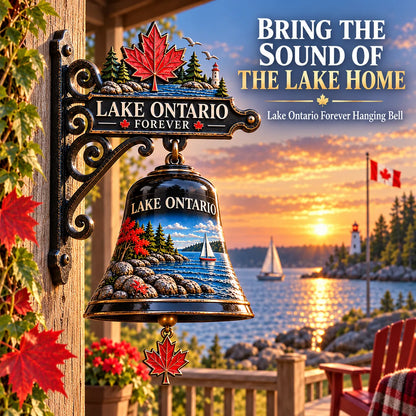 🍁 Lake Ontario Forever Hanging Bell 🔔
