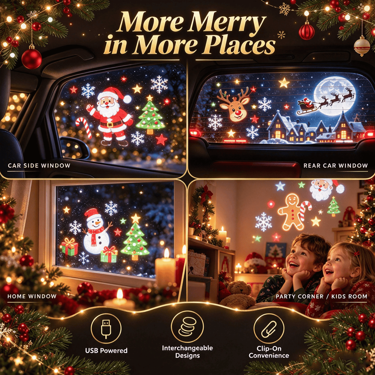 ✨Santa window projector 🎄