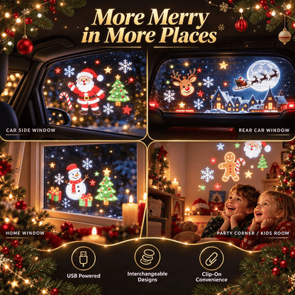 ✨Santa window projector 🎄