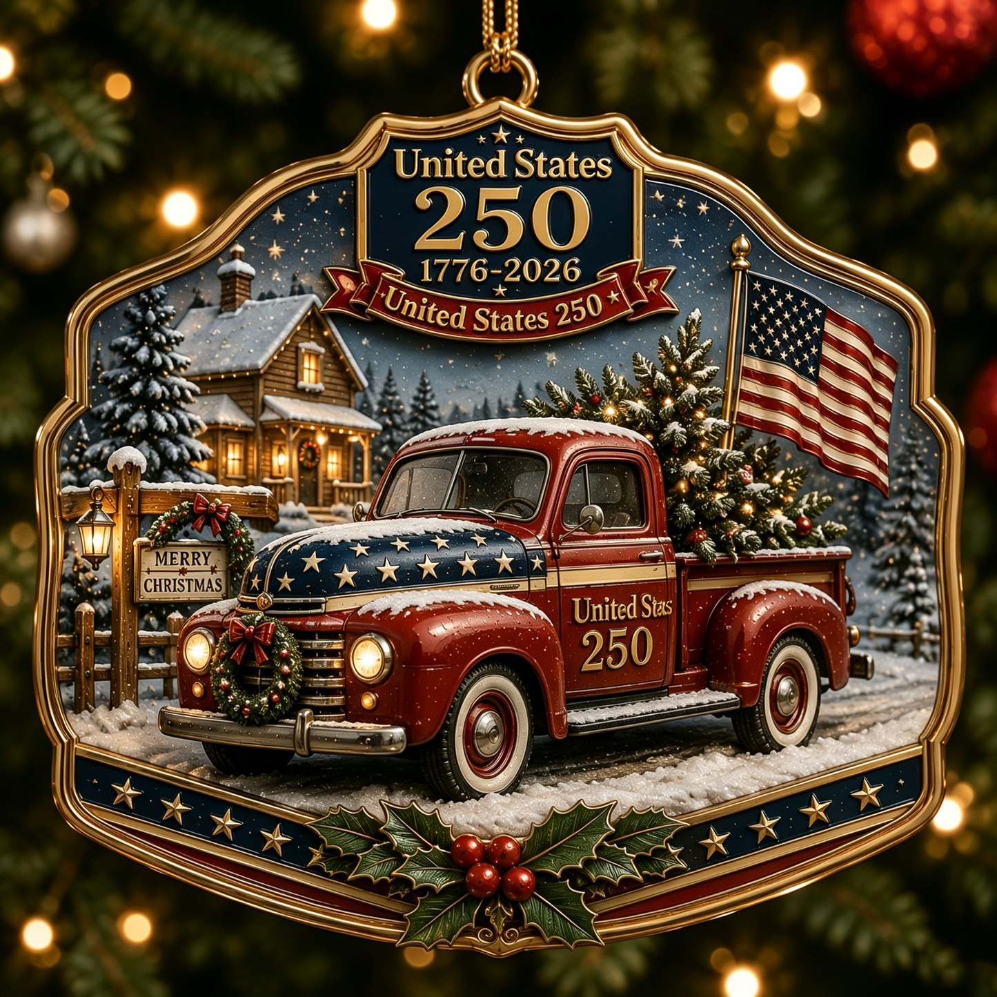 America 250™ Collector Christmas Ornament