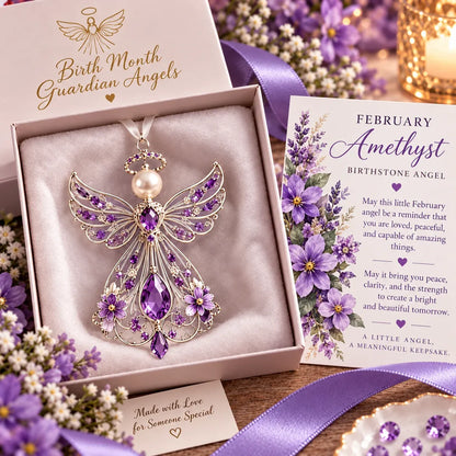 ⏳ Last Day 50% OFF – 👼 Birth Month Guardian Angel | 12 Birthstone-Inspired Keepsakes for Meaningful Gifts ✨