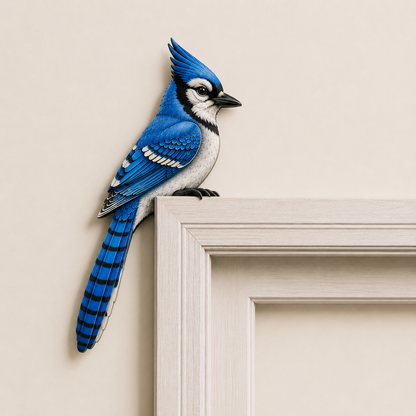 Wooden Cardinal Door Topper