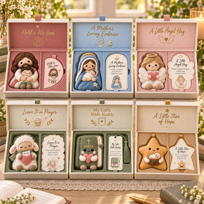 Faith & Meaning | 6 Heartfelt Felt Keepsake Designs with Message Cards ✝️ (✨Buy 2 Free Shipping)