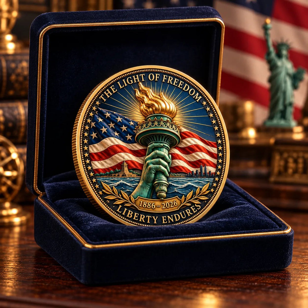 ⏳ Last Day 50% OFF – 🗽 Statue of Liberty 140th Anniversary Commemorative Coin | 1886–2026 American Heritage Keepsake 🇺🇸