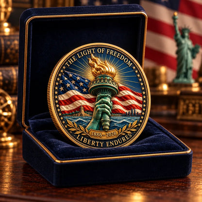 ⏳ Last Day 50% OFF – 🗽 Statue of Liberty 140th Anniversary Commemorative Coin | 1886–2026 American Heritage Keepsake 🇺🇸