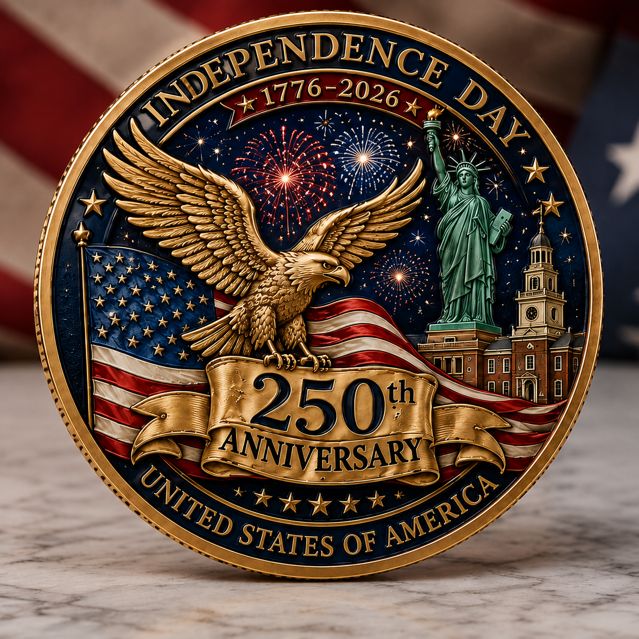 ⚡Last Day 60% OFF - United States 250th Anniversary Commemorative Challenge Coin