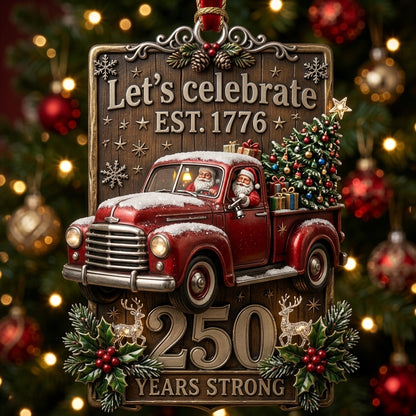 🎉250th American Christmas Patriotic Ornament Collection | 1776-2026 Freedom Keepsake