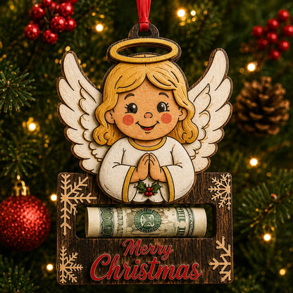 🎄Christmas Cash Gift Ornament - Merry Christmas Tree Ornament