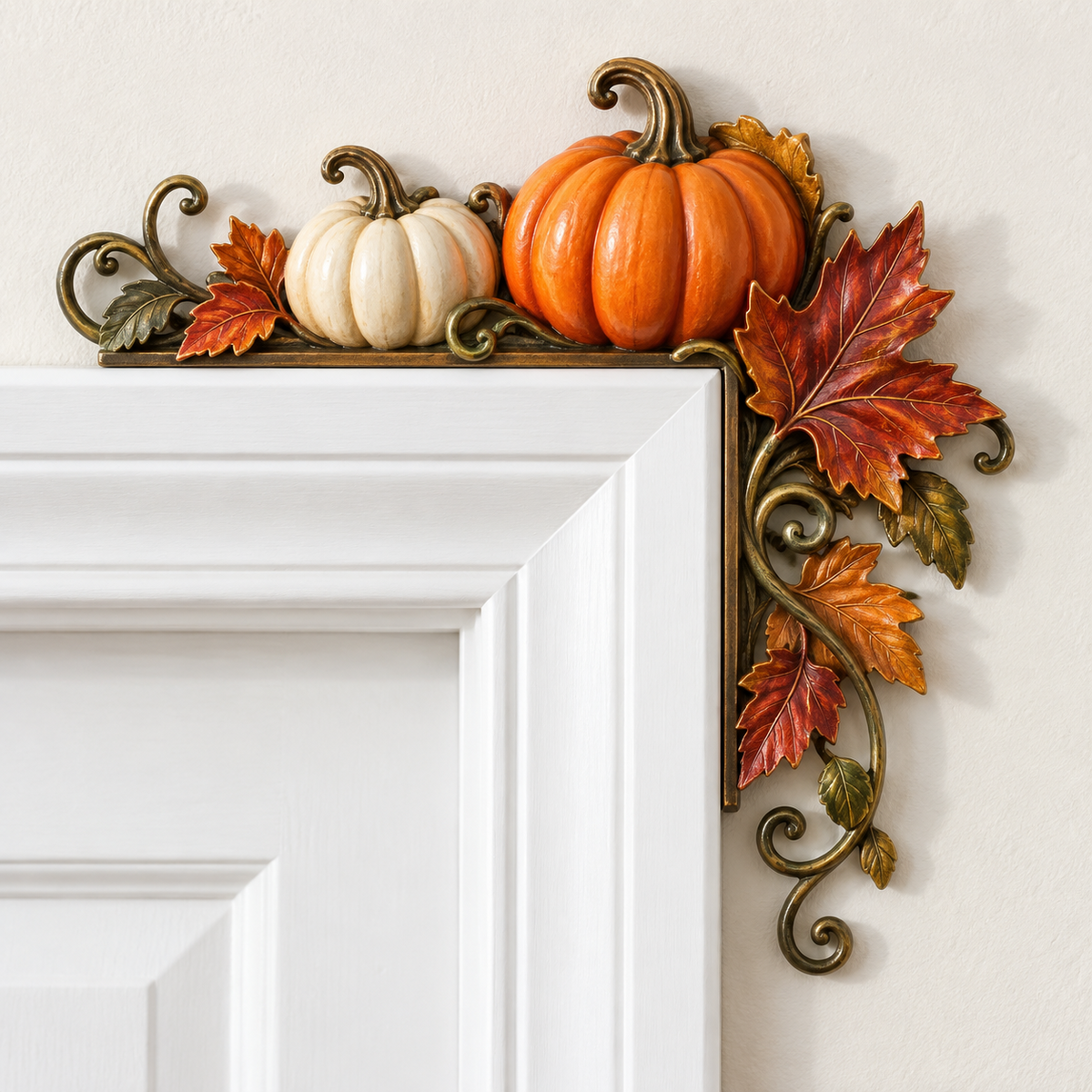 🍁 Autumn Door Corner Topper – Harvest & Faith Home Decor
