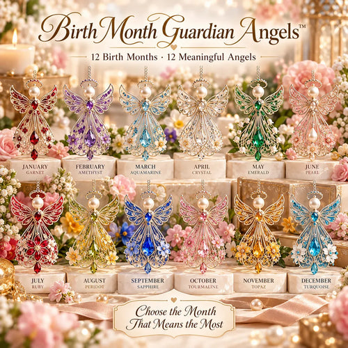 ⏳ Last Day 50% OFF – 👼 Birth Month Guardian Angel | 12 Birthstone-Inspired Keepsakes for Meaningful Gifts ✨