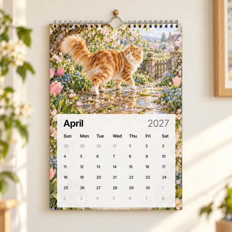 🐈 2027 Cottage Cats Wall Calendar
