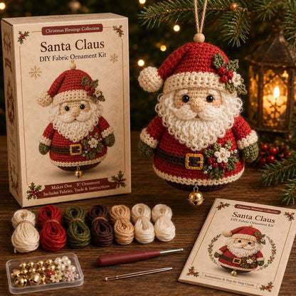 🎄Beginner-Friendly Christmas Character DIY Ornament Kit | Complete Craft Set with Gift Box Soft, Materials, Decorative Details & Step-by-Step Instructions Included ✨