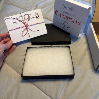 Personalized Christmas Gift Card Box