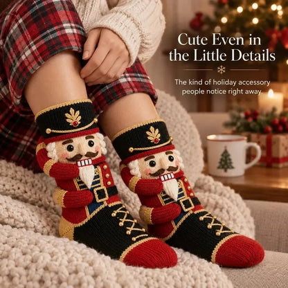 🧦3D Hugging Christmas Socks 🎅 Cute Knit Holiday Socks 5 Designs