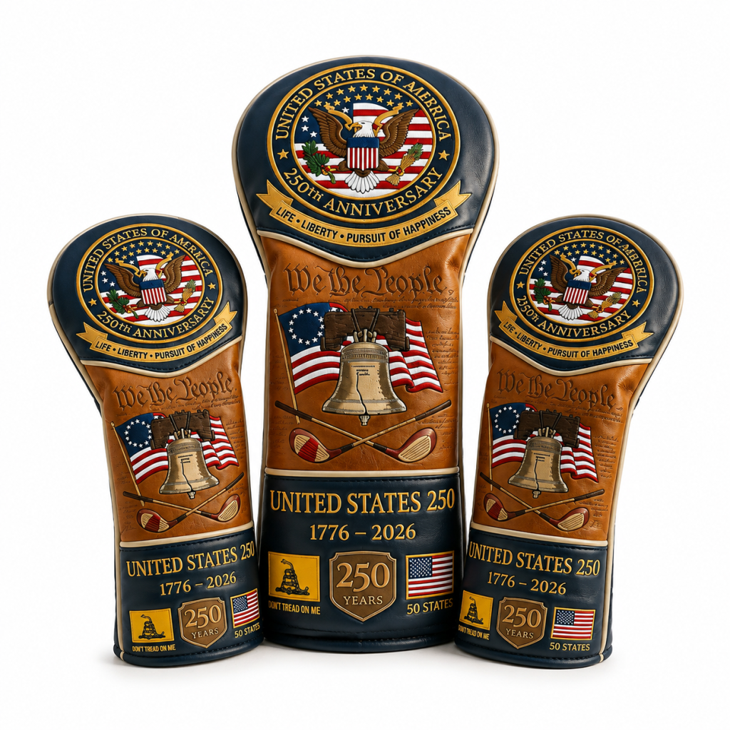 🎖️ Last Day Promo: 49% OFF ⛳️|🇺🇸 United States 250th Anniversary Elite Leather Golf Head Cover