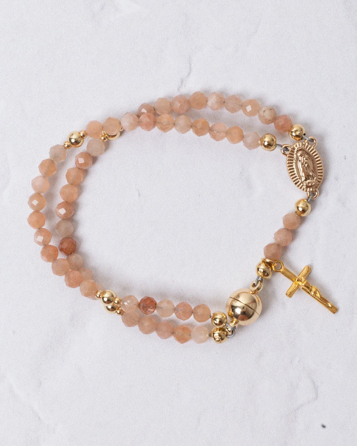 🔥🔥 ✝️Handcrafted rosary bracelets -  A Warm Companion for Your Faith Journey📿
