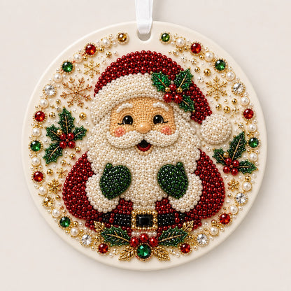 🔥Last Day 50% OFF-🌲✨ DIY Pearl & Gem Christmas Ornament Collection