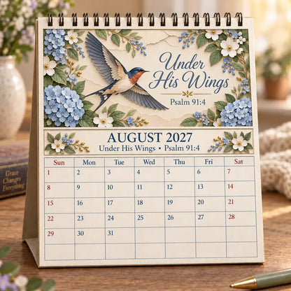 ✝️ Christian Calendar 2027 | 12 Scripture Designs with Nature Scenes