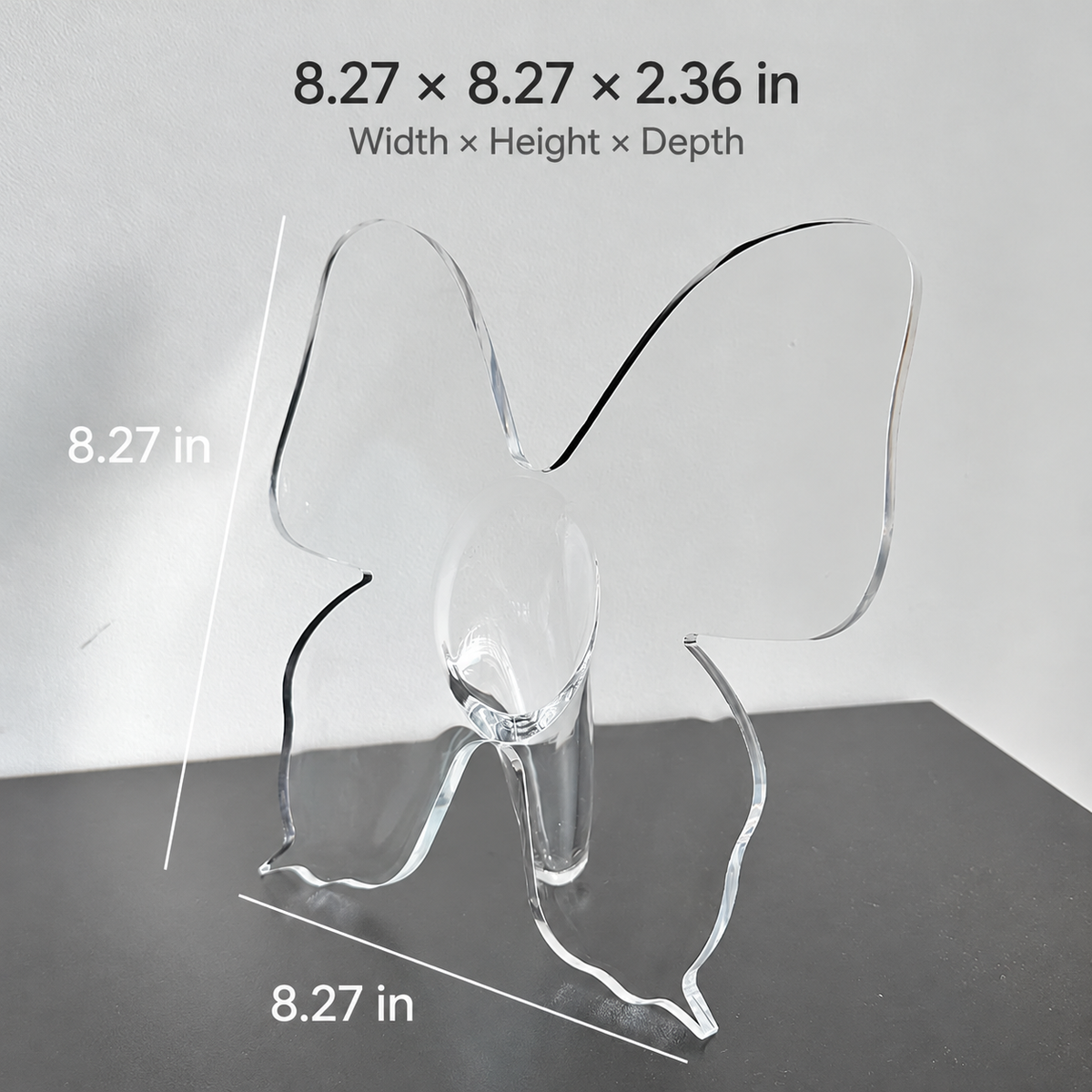 ⏳🔥LIMITED-TIME 50% OFF! ⏰Transparent Butterfly-Inspired Decorative Vase💐🦋