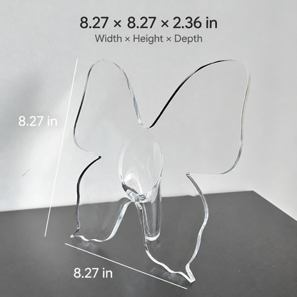 ⏳🔥LIMITED-TIME 50% OFF! ⏰Transparent Butterfly-Inspired Decorative Vase💐🦋