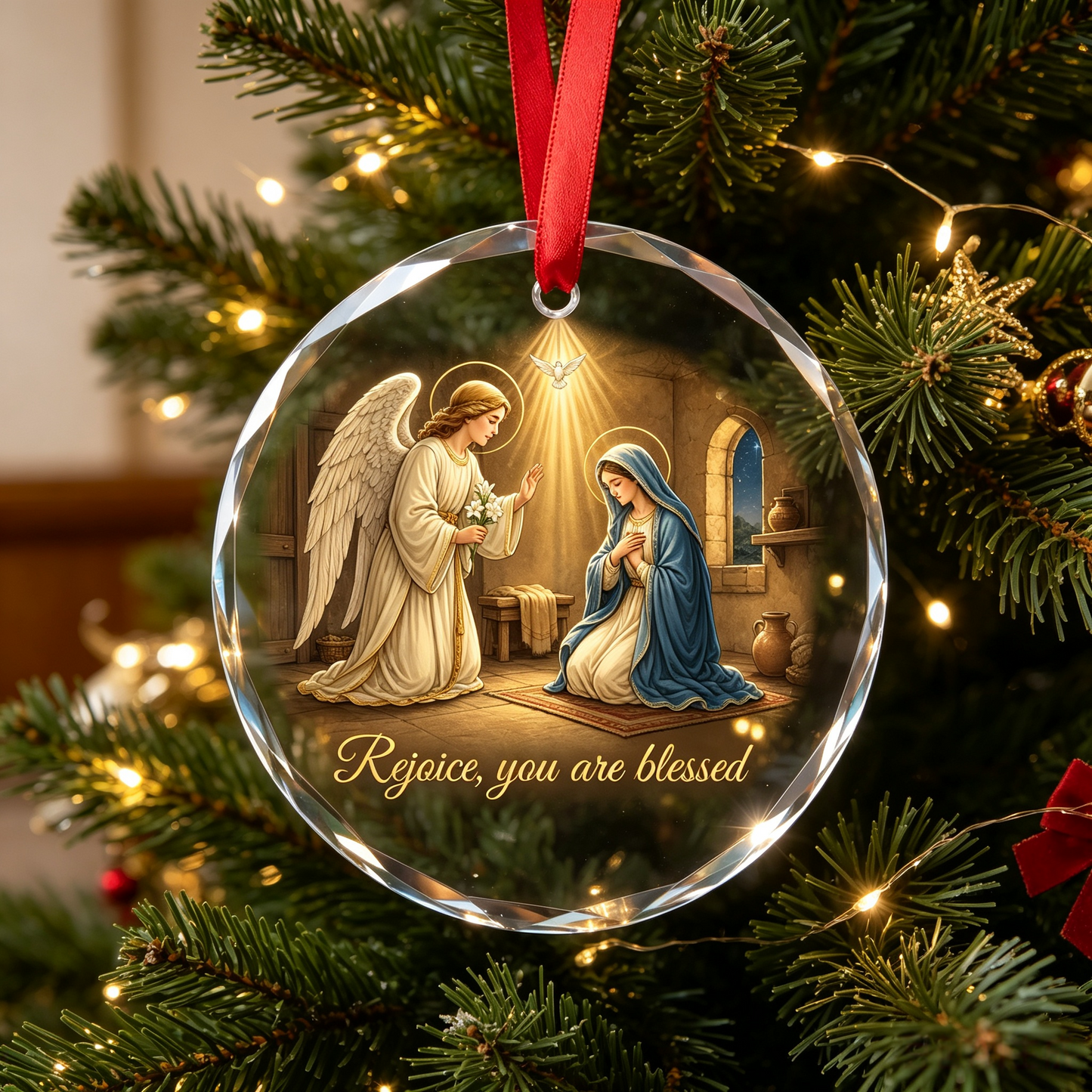 Jesus Nativity Story Christmas Ornament Set – 6 Collectible Pieces That Tell the Story of Christmas